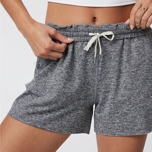 NWOT Vuori Women's Athletic boyfriend Charcoal Shorts medium